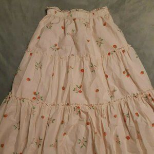 Rachel Parcell strawberry skirt size S small NWOT